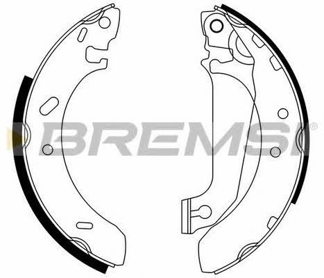 Bremsi GF0227 Brake shoe set GF0227: Buy near me in Poland at 2407.PL - Good price!