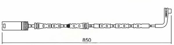 Bremsi WI0635 Датчик износа тормозных колодок WI0635: Купить в Польше - Отличная цена на 2407.PL!