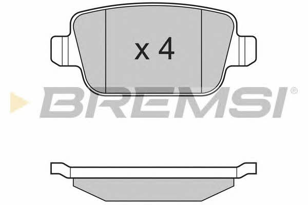 Bremsi BP3300 Brake Pad Set, disc brake BP3300: Buy near me in Poland at 2407.PL - Good price!