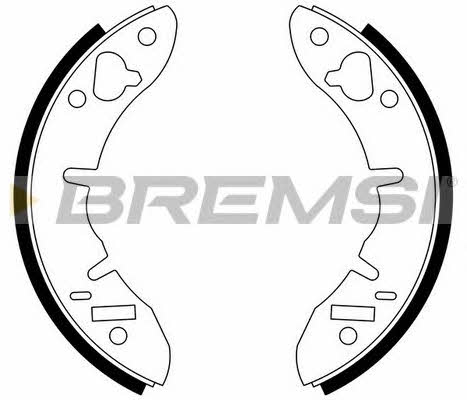 Bremsi GF0261 Brake shoe set GF0261: Buy near me in Poland at 2407.PL - Good price!
