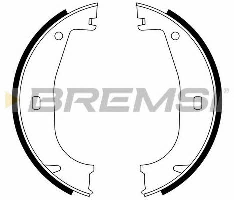 Bremsi GF0078 Parking brake shoes GF0078: Buy near me in Poland at 2407.PL - Good price!