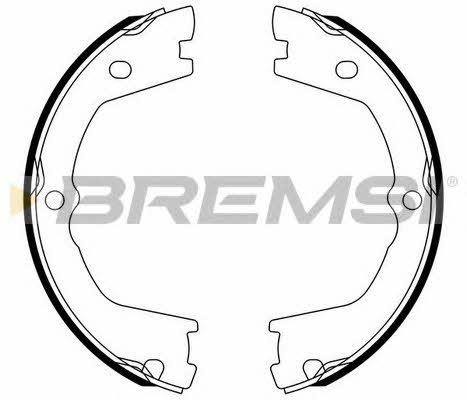 Bremsi GF0142 Parking brake shoes GF0142: Buy near me in Poland at 2407.PL - Good price!