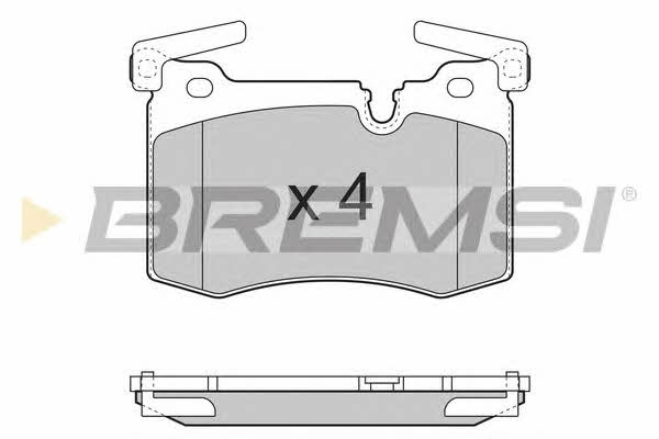 Bremsi BP3388 Тормозные колодки дисковые, комплект BP3388: Отличная цена - Купить в Польше на 2407.PL!