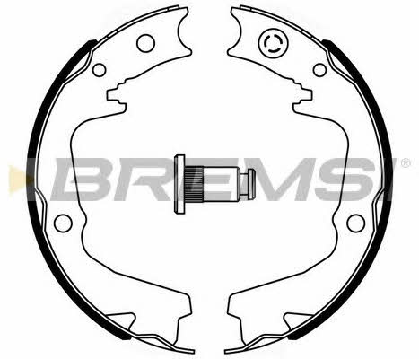 Bremsi GF0893 Parking brake shoes GF0893: Buy near me in Poland at 2407.PL - Good price!