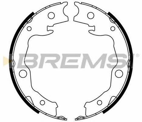 Bremsi GF0976 Parking brake shoes GF0976: Buy near me in Poland at 2407.PL - Good price!