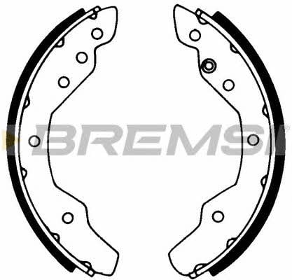 Bremsi GF0547 Brake shoe set GF0547: Buy near me in Poland at 2407.PL - Good price!