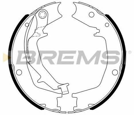 Bremsi GF0727 Колодки тормозные стояночного тормоза GF0727: Отличная цена - Купить в Польше на 2407.PL!