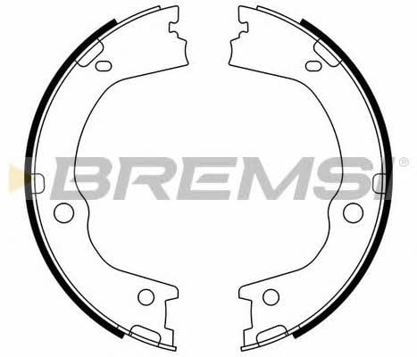Bremsi GF0898 Parking brake shoes GF0898: Buy near me in Poland at 2407.PL - Good price!
