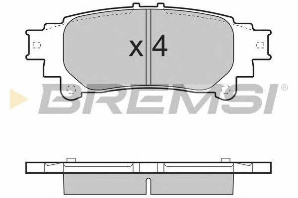 Bremsi BP3482 Brake Pad Set, disc brake BP3482: Buy near me in Poland at 2407.PL - Good price!