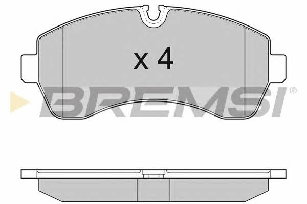 Bremsi BP3290 Brake Pad Set, disc brake BP3290: Buy near me in Poland at 2407.PL - Good price!