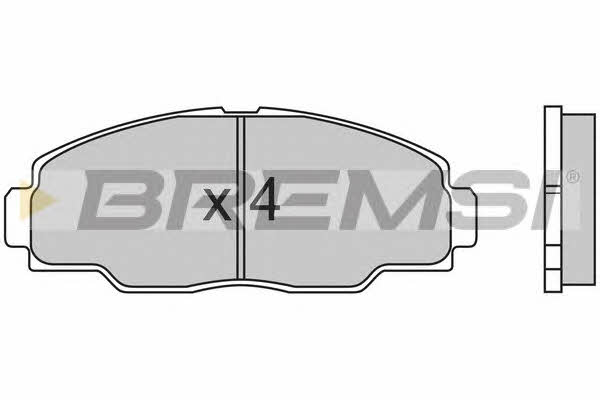 Bremsi BP2540 Тормозные колодки дисковые, комплект BP2540: Отличная цена - Купить в Польше на 2407.PL!