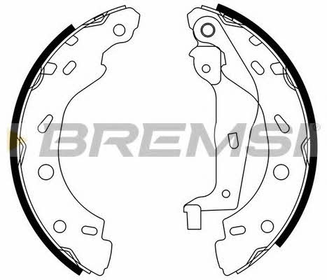 Bremsi GF0308 Колодки тормозные стояночного тормоза GF0308: Отличная цена - Купить в Польше на 2407.PL!