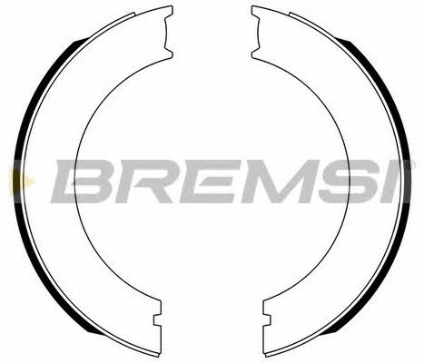Bremsi GF0130 Parking brake shoes GF0130: Buy near me in Poland at 2407.PL - Good price!