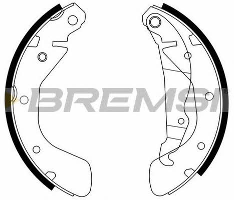 Bremsi GF0354 Brake shoe set GF0354: Buy near me at 2407.PL in Poland at an Affordable price!