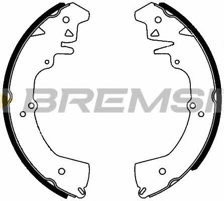 Bremsi GF0517 Brake shoe set GF0517: Buy near me in Poland at 2407.PL - Good price!