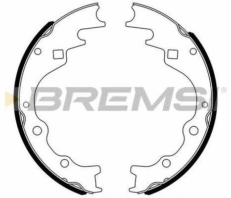 Bremsi GF0787 Brake shoe set GF0787: Buy near me in Poland at 2407.PL - Good price!