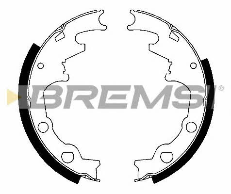 Bremsi GF4569 Колодки тормозные барабанные, комплект GF4569: Отличная цена - Купить в Польше на 2407.PL!