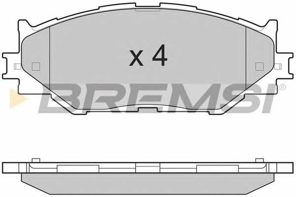 Bremsi BP3254 Brake Pad Set, disc brake BP3254: Buy near me in Poland at 2407.PL - Good price!