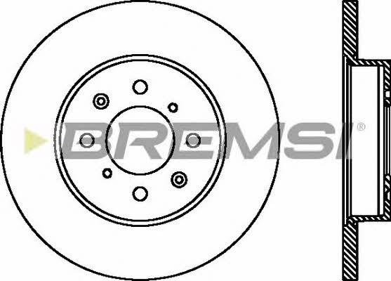 Bremsi DBA872S Unventilated front brake disc DBA872S: Buy near me in Poland at 2407.PL - Good price!