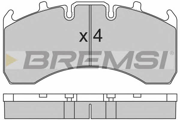 Bremsi BP7323 Гальмівні колодки, комплект BP7323: Приваблива ціна - Купити у Польщі на 2407.PL!