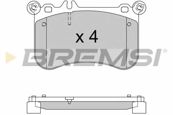 Bremsi BP3563 Brake Pad Set, disc brake BP3563: Buy near me in Poland at 2407.PL - Good price!
