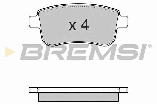 Bremsi BP3384 Тормозные колодки дисковые, комплект BP3384: Отличная цена - Купить в Польше на 2407.PL!