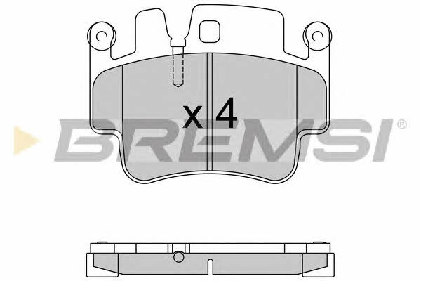 Bremsi BP3573 Brake Pad Set, disc brake BP3573: Buy near me in Poland at 2407.PL - Good price!