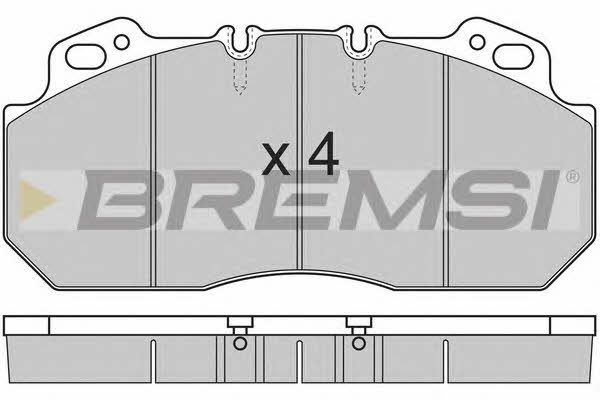 Bremsi BP7280 Brake Pad Set, disc brake BP7280: Buy near me in Poland at 2407.PL - Good price!