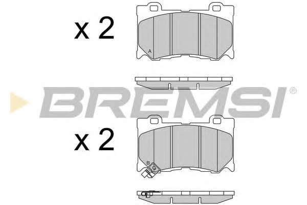 Bremsi BP3540 Brake Pad Set, disc brake BP3540: Buy near me at 2407.PL in Poland at an Affordable price!