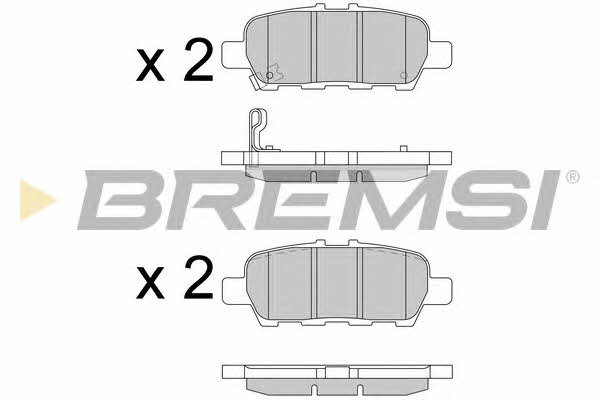 Bremsi BP3608 Тормозные колодки дисковые, комплект BP3608: Отличная цена - Купить в Польше на 2407.PL!