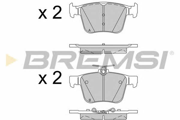 Bremsi BP3517 Тормозные колодки дисковые, комплект BP3517: Отличная цена - Купить в Польше на 2407.PL!