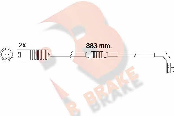 R Brake 610480RB Warning contact, brake pad wear 610480RB: Buy near me in Poland at 2407.PL - Good price!
