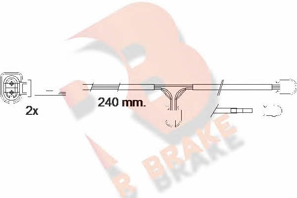 R Brake 610546RB Bremsbelagwarnkontakte 610546RB: Kaufen Sie zu einem guten Preis in Polen bei 2407.PL!