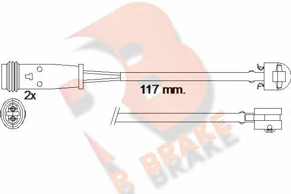 R Brake 610612RB Датчик износа тормозных колодок 610612RB: Отличная цена - Купить в Польше на 2407.PL!