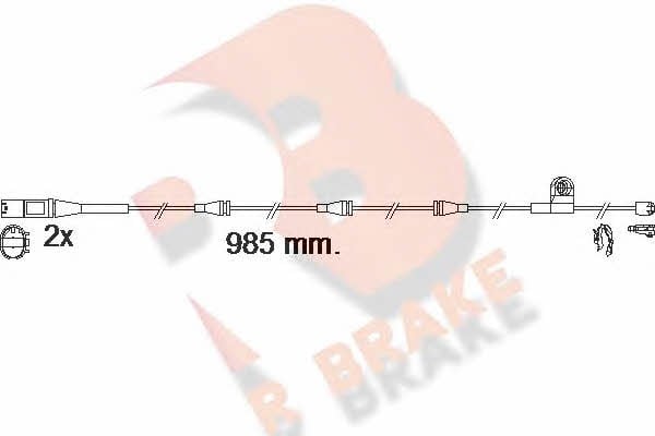 R Brake 610621RB Warning contact, brake pad wear 610621RB: Buy near me in Poland at 2407.PL - Good price!