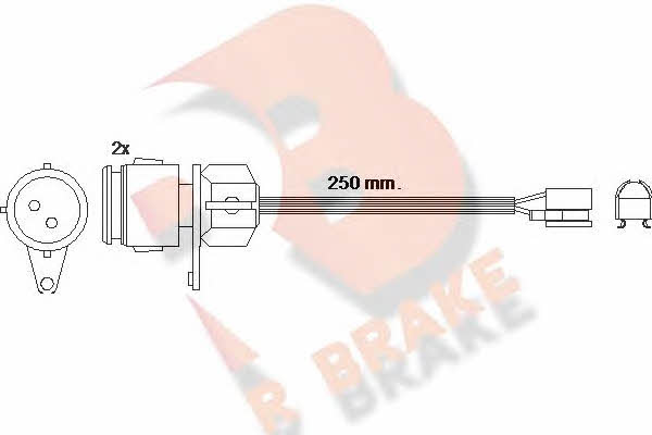 R Brake 610237RB Датчик износа тормозных колодок 610237RB: Отличная цена - Купить в Польше на 2407.PL!