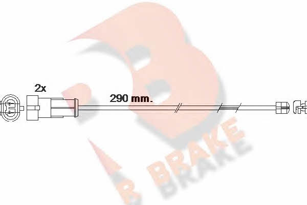 R Brake 610468RB Датчик износа тормозных колодок 610468RB: Отличная цена - Купить в Польше на 2407.PL!