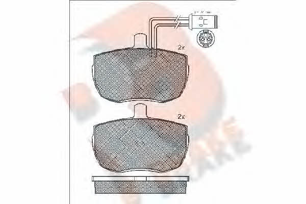 R Brake RB0935 Klocki hamulcowe, zestaw RB0935: Dobra cena w Polsce na 2407.PL - Kup Teraz!