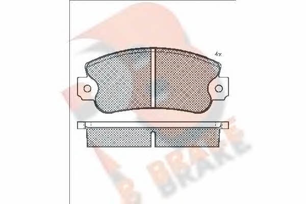 R Brake RB0474 Brake Pad Set, disc brake RB0474: Buy near me in Poland at 2407.PL - Good price!