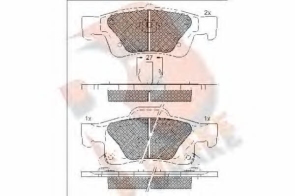 R Brake RB1989 Klocki hamulcowe, zestaw RB1989: Dobra cena w Polsce na 2407.PL - Kup Teraz!