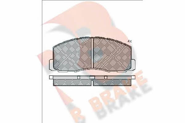 R Brake RB0602 Brake Pad Set, disc brake RB0602: Buy near me in Poland at 2407.PL - Good price!