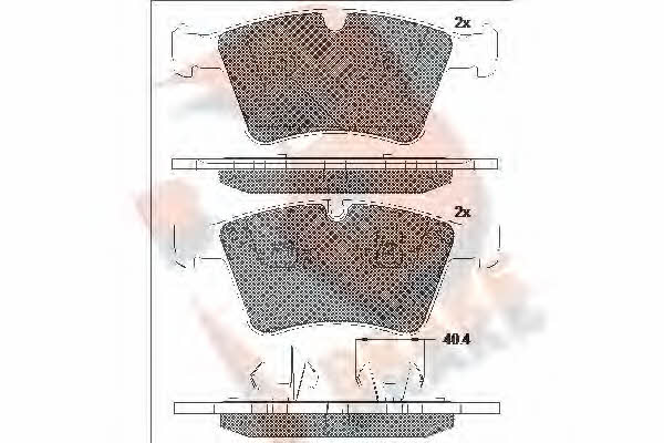 R Brake RB2086 Гальмівні колодки, комплект RB2086: Приваблива ціна - Купити у Польщі на 2407.PL!