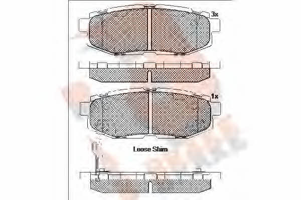 R Brake RB2088 Тормозные колодки дисковые, комплект RB2088: Отличная цена - Купить в Польше на 2407.PL!