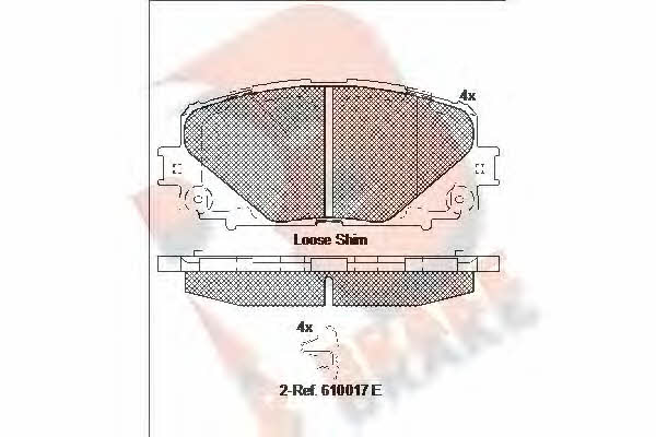 R Brake RB2168 Klocki hamulcowe, zestaw RB2168: Dobra cena w Polsce na 2407.PL - Kup Teraz!