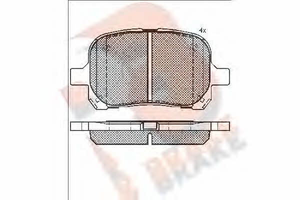 R Brake RB1632 Klocki hamulcowe, zestaw RB1632: Dobra cena w Polsce na 2407.PL - Kup Teraz!