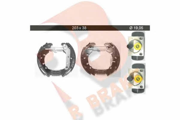 R Brake 79RBKT0023 Колодки тормозные барабанные, комплект 79RBKT0023: Отличная цена - Купить в Польше на 2407.PL!