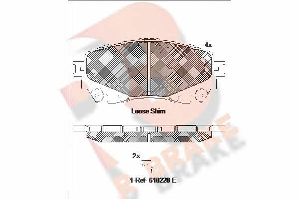 R Brake RB2126 Klocki hamulcowe, zestaw RB2126: Dobra cena w Polsce na 2407.PL - Kup Teraz!