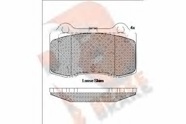 R Brake RB2117 Scheibenbremsbeläge, Set RB2117: Kaufen Sie zu einem guten Preis in Polen bei 2407.PL!