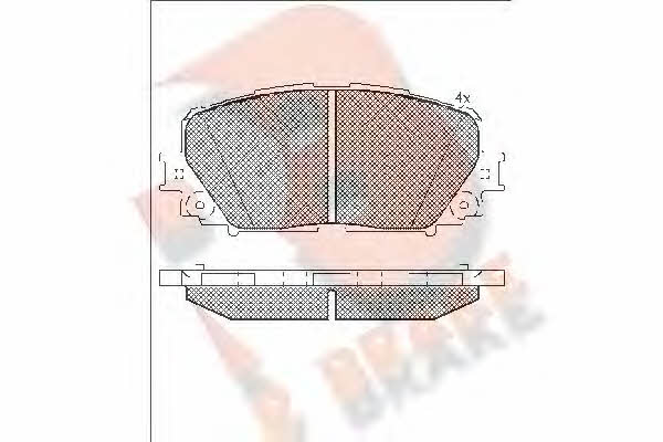 R Brake RB1898 Klocki hamulcowe, zestaw RB1898: Dobra cena w Polsce na 2407.PL - Kup Teraz!