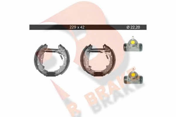 R Brake 79RBKT0075 Brake shoe set 79RBKT0075: Buy near me in Poland at 2407.PL - Good price!